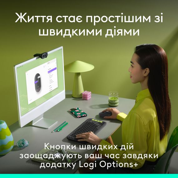Мишка Logitech POP Mouse With Emoji Bluetooth Graphite (910-007412) | Зображення 3