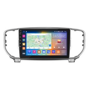 Штатная магнитола 9" Lesko для Kia Sportage IV Рестайлинг 2018-н.в. 2/32Gb CarPlay 4G Wi-Fi GPS Prime Киа