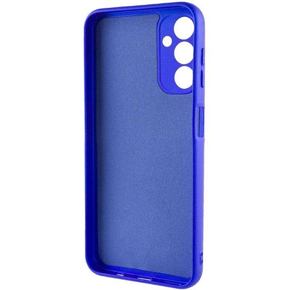 Чехол TPU GETMAN Liquid Silk Full Camera для Samsung Galaxy A24 4G Синий / Iris | Зображення 2