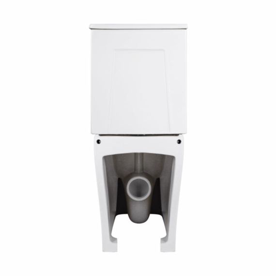 Унитаз-компакт Qtap Nando безободковый с сиденьем Soft-close QT12221222AW | Зображення 6