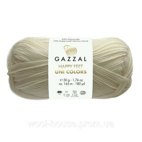 Шкарпеткова пряжа Gazzal Happy Feet Uni Color, 3550