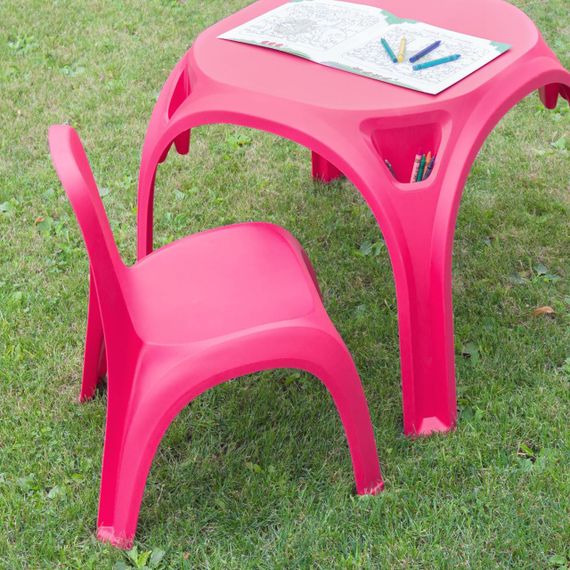 Столик детский пластиковый Keter (Кетер) Kids Table (17185443) Розовый | Зображення 4