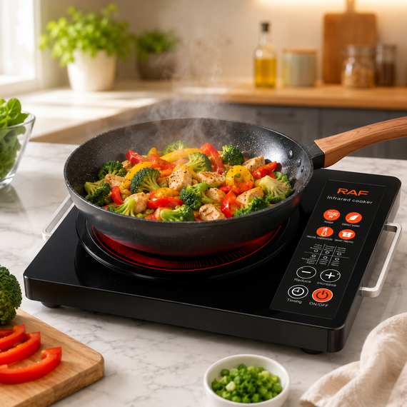 Инфракрасная настольная плита Infrared Cooker / Плита Infrared cooker R.8046 RAF 3500Вт | Зображення 1