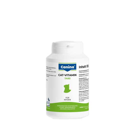 Вітамінний комплекс Canina Cat-Vitamin Tabs для котів 125 г 250 табл. | Зображення 1