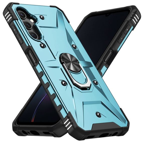 Ударопрочный чехол Pathfinder Ring для Samsung Galaxy A14 4G/5G Голубой / Light Blue | Зображення 4