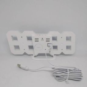 Электронные настольные часы с будильником и термометром LY 1089 Зеленые