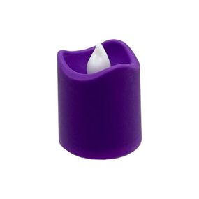 Декоративна свічка LED з полум'ям 12-67C(Violet) 4 см, фіолетовий