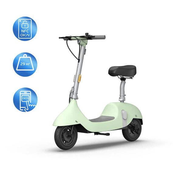 Електросамокат з сидінням OKAI Ceetle PRO EA10C Mint Green