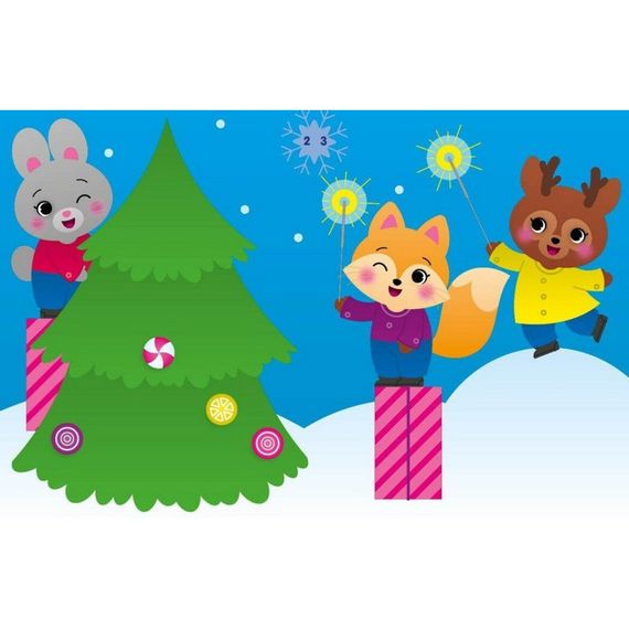 Набор для творчества "Аппликации наклейками Белченок" 1655002, 30 наклеек | Зображення 2