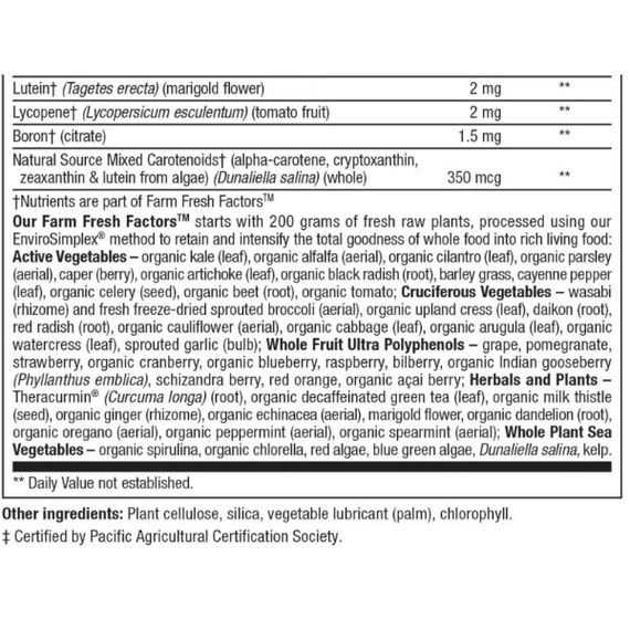 Вітамінно-мінеральний комплекс для чоловіків Natural Factors Whole Earth & Sea Men's 50+ 60 Tabs | Зображення 3