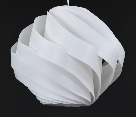 Люстра підвісна на 1 лампочку 27927 Білий 35-180х40х40 см. | Зображення 3