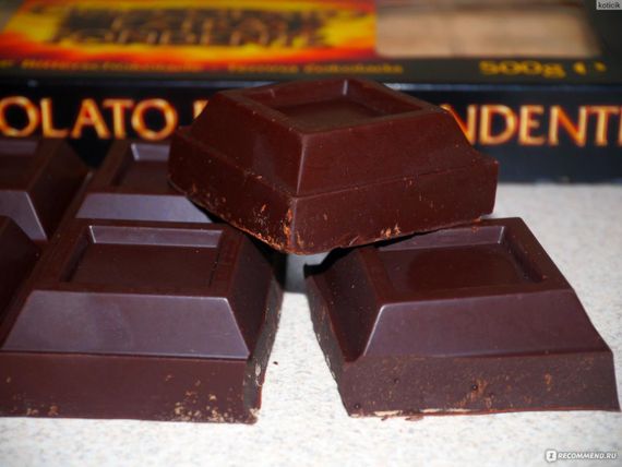 Итальянский шоколад черный Dolciando Extra Fondente, 500 грамм (50% какао) | Зображення 3