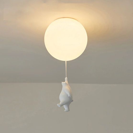 Люстра стельова на 1 лампочку 26812 Білий 75х40х40 см. | Зображення 1