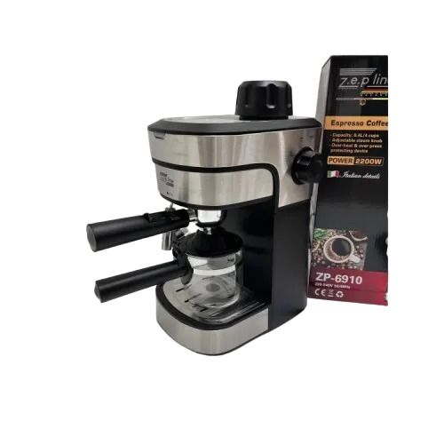 Кавоварка еспресо на 4 стакана 2200Вт XPRO ZP-6910 (45455-ZP-6910_1428) | Зображення 1