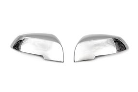 Накладки на дзеркала (2 шт, нерж.) Carmos для BMW 3 серія F-30/31/34 2012-2019 рр