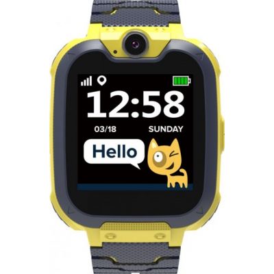 Смарт-годинник Canyon CNE-KW31YB Kids smartwatch Tony, Yellow-Grey (CNE-KW31YB) | Зображення 1
