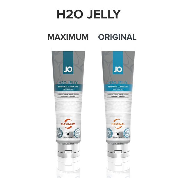Густой лубрикант на водной основе JO H2O JELLY — ORIGINAL (120 мл), без парабенов и гликоля | Зображення 4
