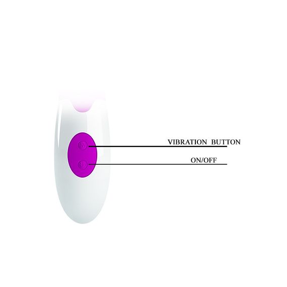 Вибратор - Pretty Love Butterfly Kiss Vibrator Purple Sex Aura | Зображення 5