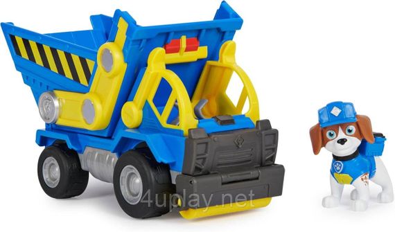 Щенячий патруль Кремез і команда Самоскид і фігурка Викрута Paw Patrol Rubble & Crew Wheeler’s Dump Truck | Зображення 1