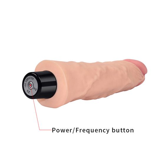 Реалістичний вібратор - Real Softee Vibrator 8" Sex Aura | Зображення 6
