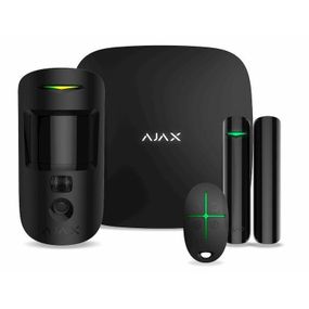 Комплект охранной сигнализации Ajax StarterKit Cam HDR black