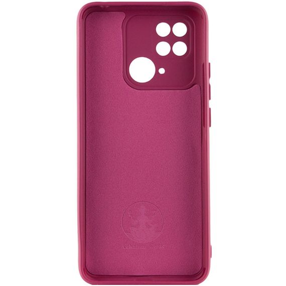 Чехол Silicone Cover Lakshmi Full Camera (A) для Xiaomi Poco C40 Бордовый / Marsala | Зображення 1