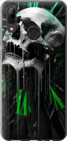 Чехол на Huawei P Smart 2019 Череп-часы "4100u-1634-17620"