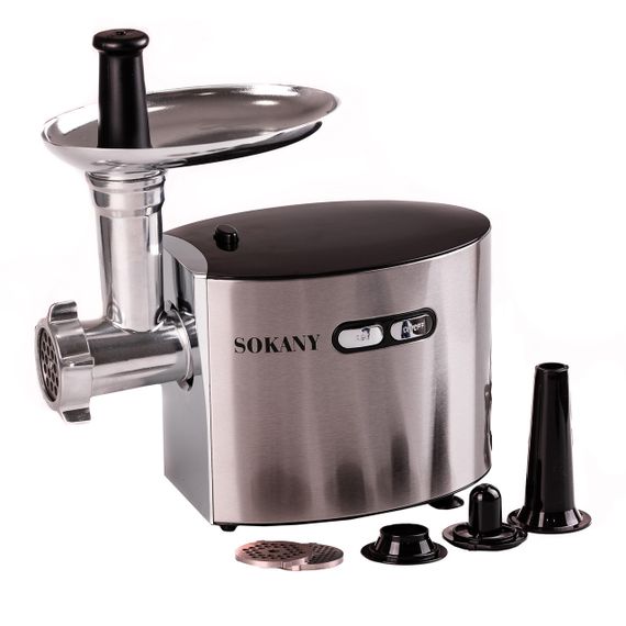 Мясорубка Sokany SK091 для дома 2500 Вт сталь | Зображення 1