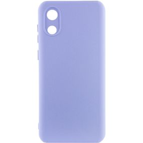 Чехол Silicone Cover Lakshmi Full Camera (A) для Samsung Galaxy A03 Core Full camera, Бузковий/Dasheen