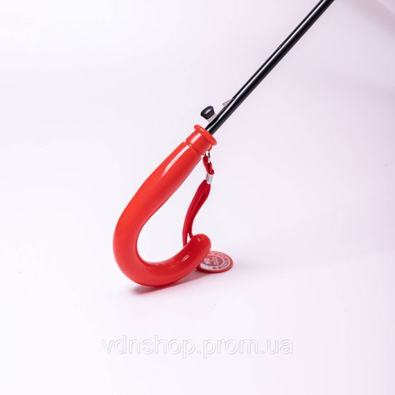 Классический детский зонт-трость полуавтомат из полиэстера 8 спиц диаметр 82 см Красный HP-23-9R | Зображення 3