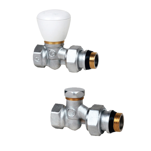 Кран нижній кутовий стандарт d15мм 1/2" для радіаторів EA EuroAqua