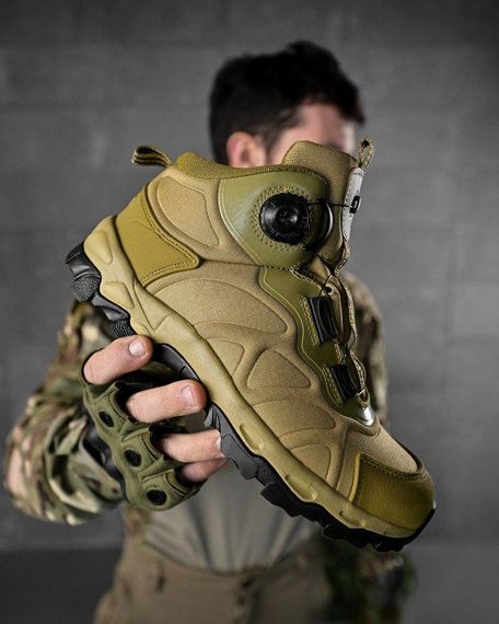 Тактические ботинки  на автозавязке КОЙОТ  ВТ7981 | Зображення 4