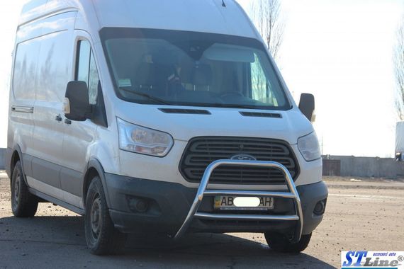 Кенгурятник WT022 (нерж.) для Ford Transit 2014-2024 гг | Зображення 2