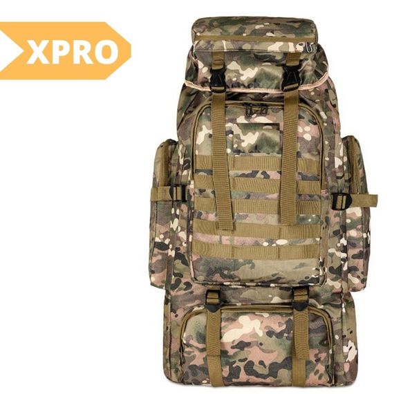 Тактичний рюкзак XPRO на 80 л Армійський рюкзак КАМУФЛЯЖ Джунглі Jungle (GR-171_1070) | Зображення 1