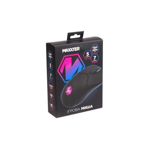 Мишка Maxxter McG-6B-I603 USB Black (McG-6B-I603) | Зображення 4