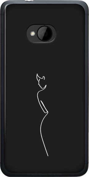 Чехол на HTC One M7 Силуэт1 "4590u-36-17620"
