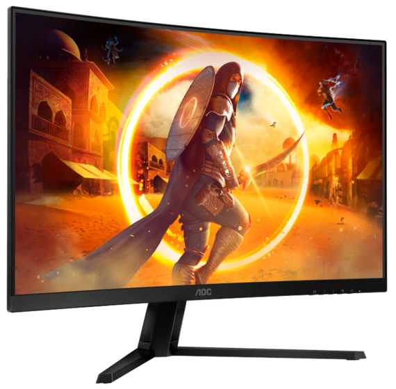 Монiтор 31.5" AOC CQ32G4VE Black | Зображення 1