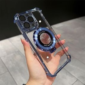 Силіконовий чохол з кільцем для iPhone 13 колір Синій