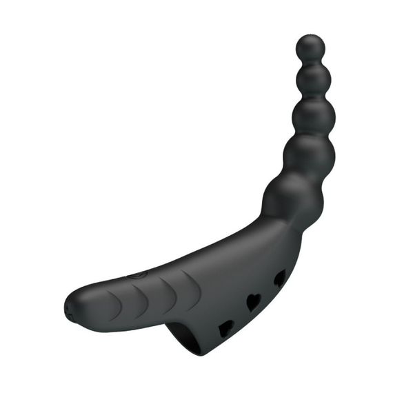 Вібратор на палець Pretty Love Honey Finger, чорний, 12,2 × 2,1 см Sex Aura | Зображення 3