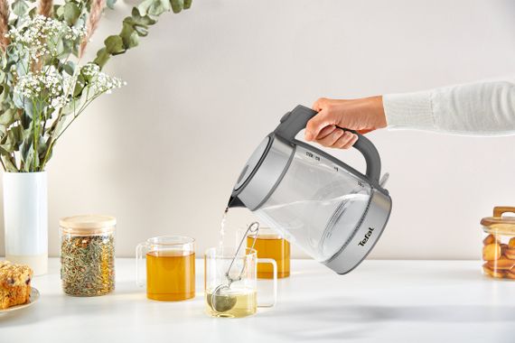 Електрочайник TefalGlass Kettle, 1,7л, скло, сірий (KI740B30) | Зображення 2