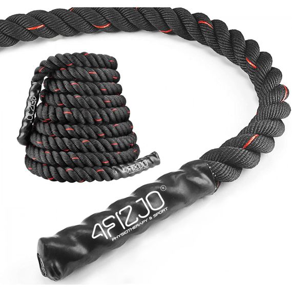 Канат тренувальний 4FIZJO Battle Rope 12 м для кросфіту 4FJ0258 (P-5907739312259) | Зображення 3