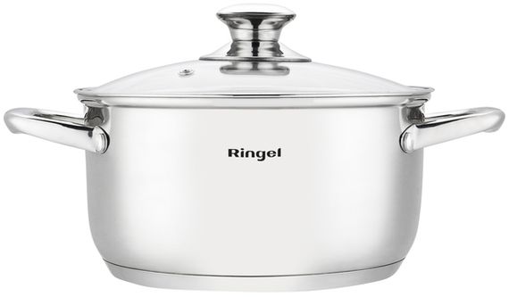 Каструля Ringel Grey line (2.3 л) 18 см | Зображення 1