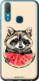 Чохол на Vivo Y11 Єнотик з кавуном "4605u-629-2448"