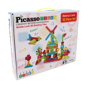 Конструктор HEDGEHOG BUILDING BLOCKS SET PTB112/22631 PICASSO TILES, 112 деталей, в коробке