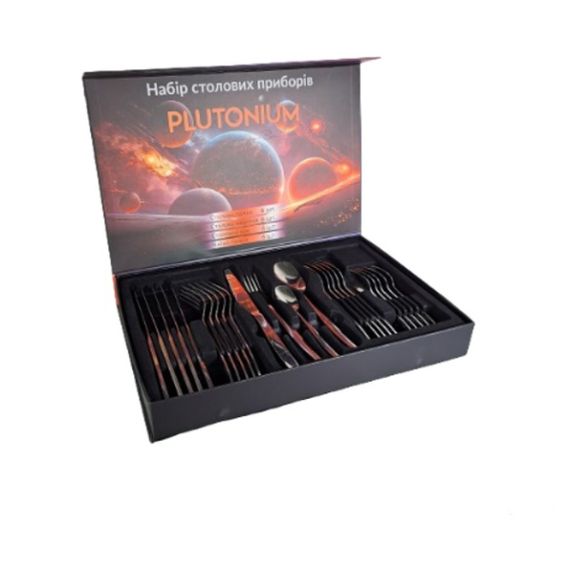Набор столовых приборов Plutonium 24 шт. GT-SFKS02-24 GUSTO
