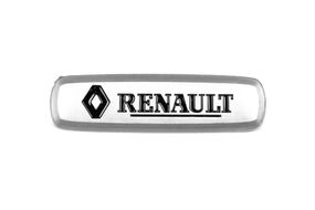 Алюминиевый шильдик для ковриков (1 шт) для Тюнинг Renault