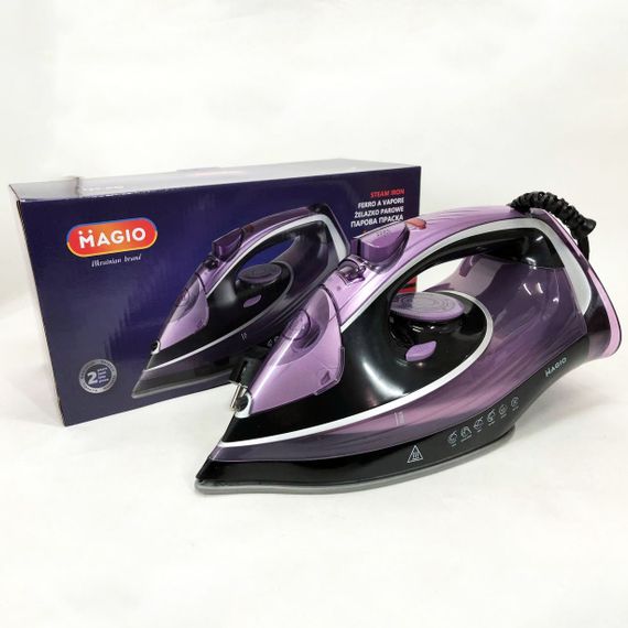 Качественный электрический утюг для дома MAGIO MG-531, Ручной бытовой утюг с паром MR-40 | Зображення 4