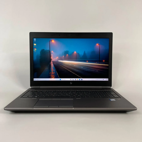 Мобільна робоча станція HP zBook 15 G5 / 15.6" (1920x1080) IPS / Intel Xeon E-2176M (6 (12) ядер по 2.7 - 4.4 GHz) / 16 GB DDR4 / 240 GB SSD / nVidia Quadro P2000, 4 GB GDDR5, 128-bit / TouchID / WebCam б/в + Подарунок Бездротова миша / USB | Зображення 2