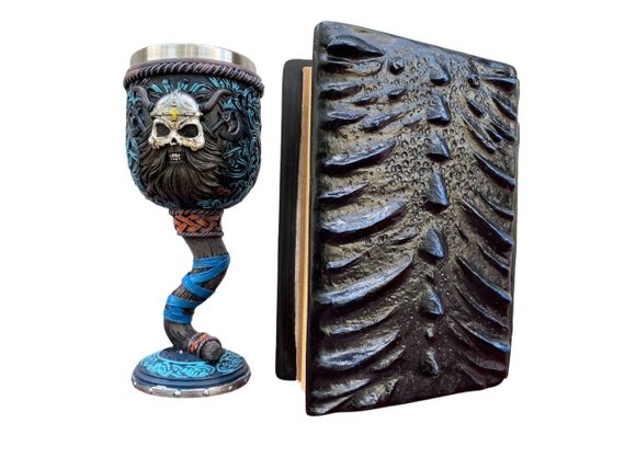 Подарунковий набір Келих 3D Молот Тора Вікінг і Блокнот 3D «Книга тіней і Глубін» | Зображення 1