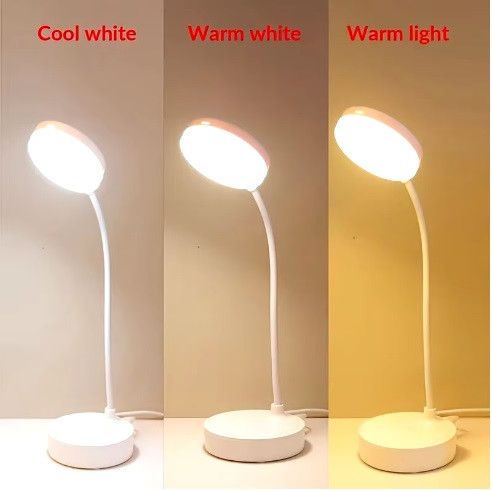 Настільна лампа з LED 10 кругла USB 5V white | Зображення 1
